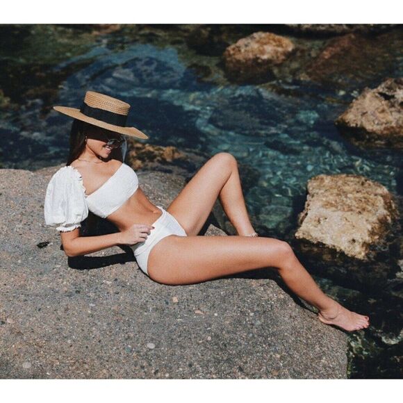 NEW ANTHROPOLOGIE X ONIA SARDINIA SWIM BOTTOM - Picture 1 of 4